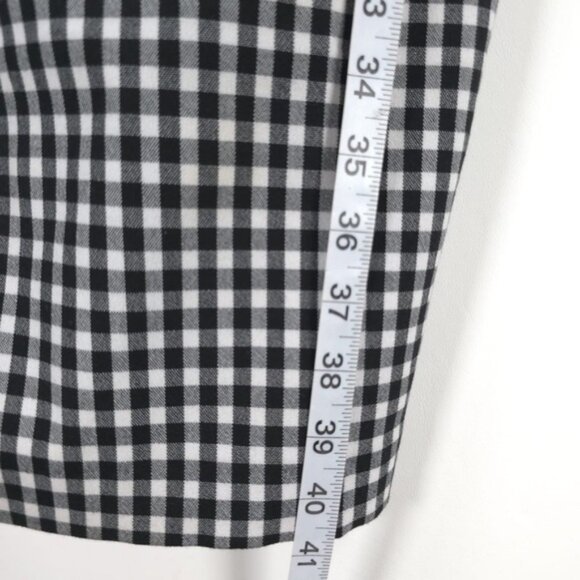 GLAMOUR BUNNY Jacky 60s Jacky Pencil Dress Gingham Back Slit Chic Bow Size‎ XS - Picture 10 of 13